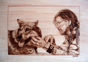 Voir le détail de cette oeuvre: Malko et son loup